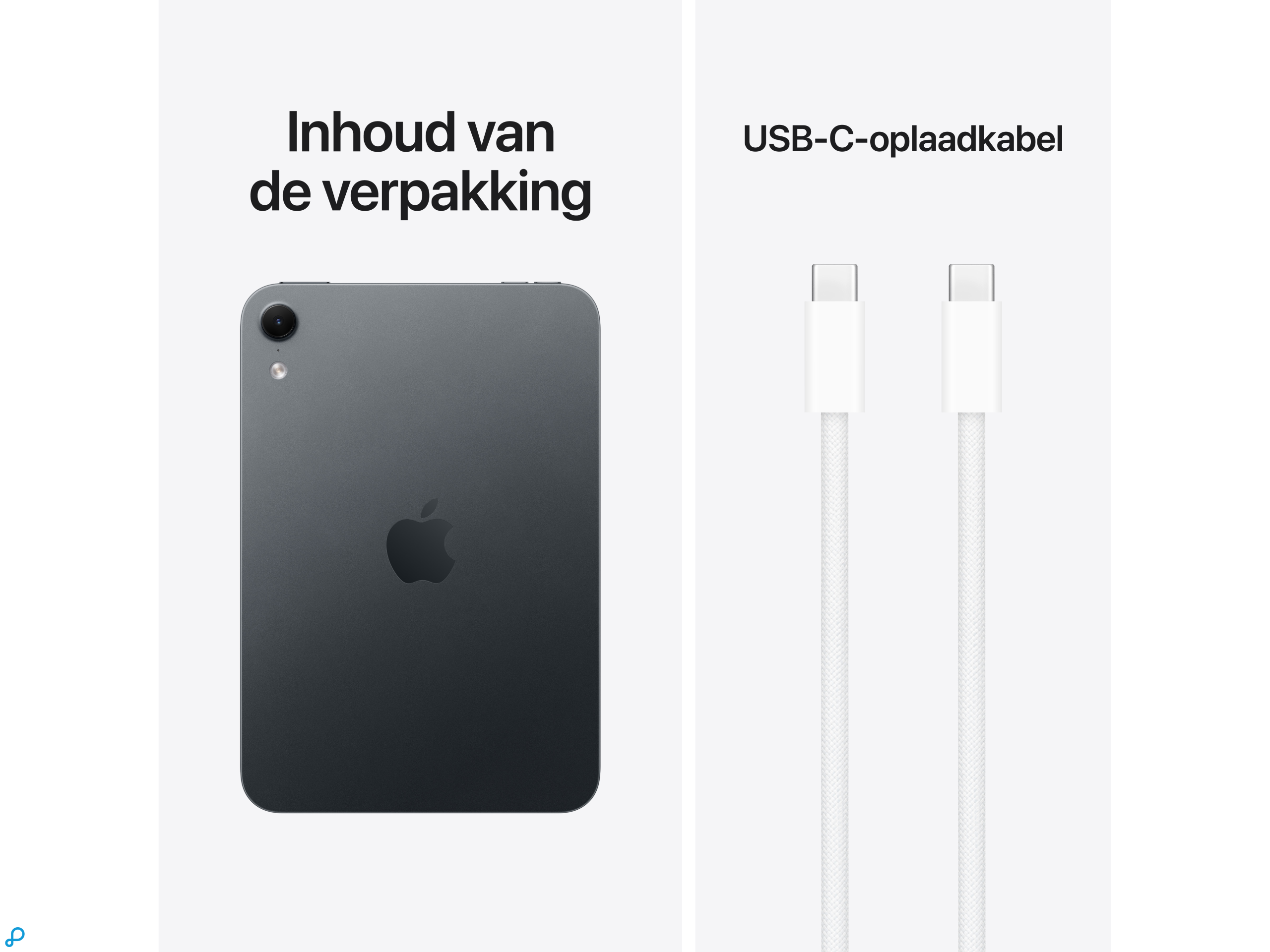 iPad Mini WiFi 256GB Standaard glas - Middernacht-7