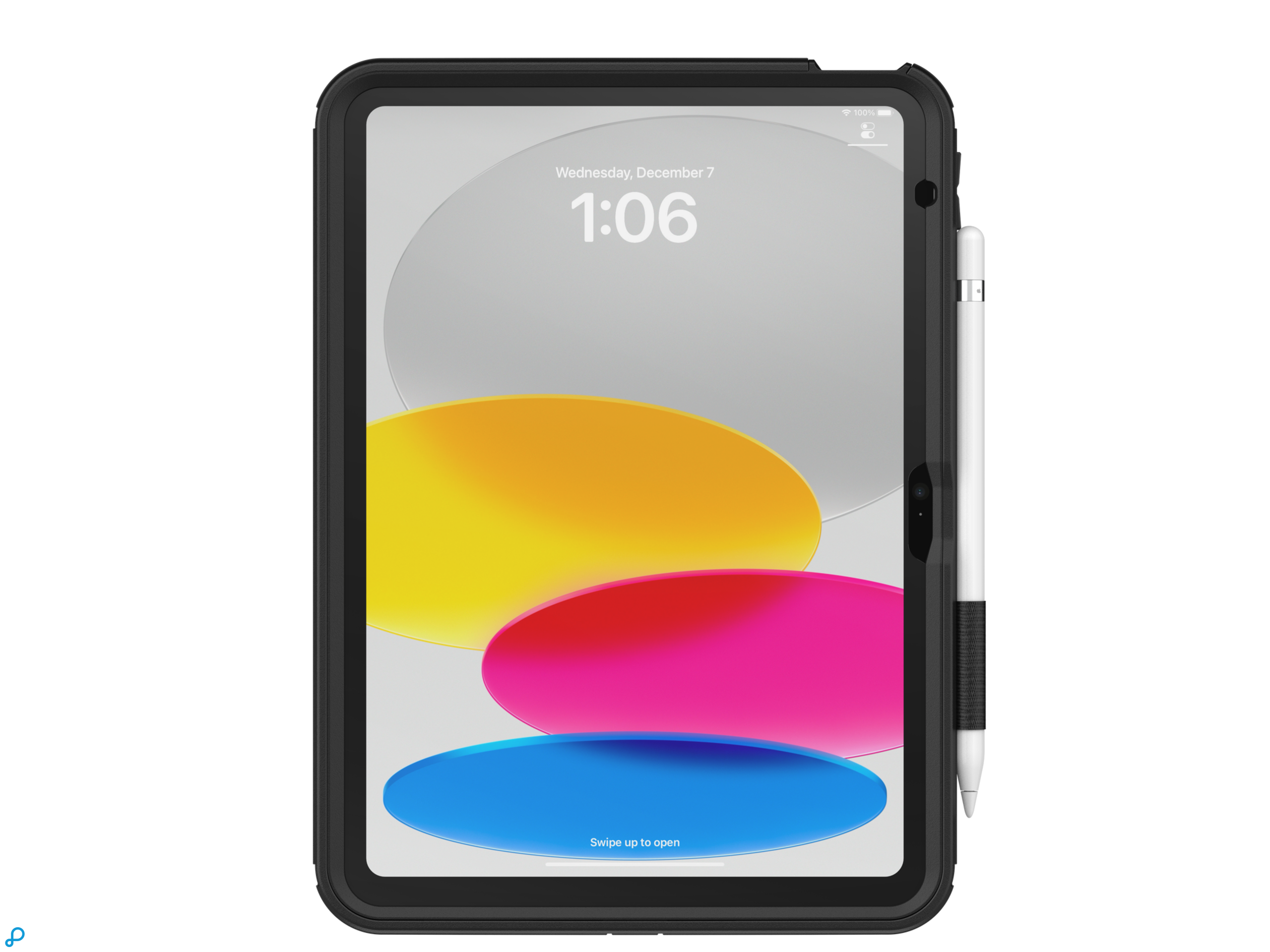 OtterBox Defender iPad A16 (11") / 10th gen (10,9") Black - met stand en handgreep-0