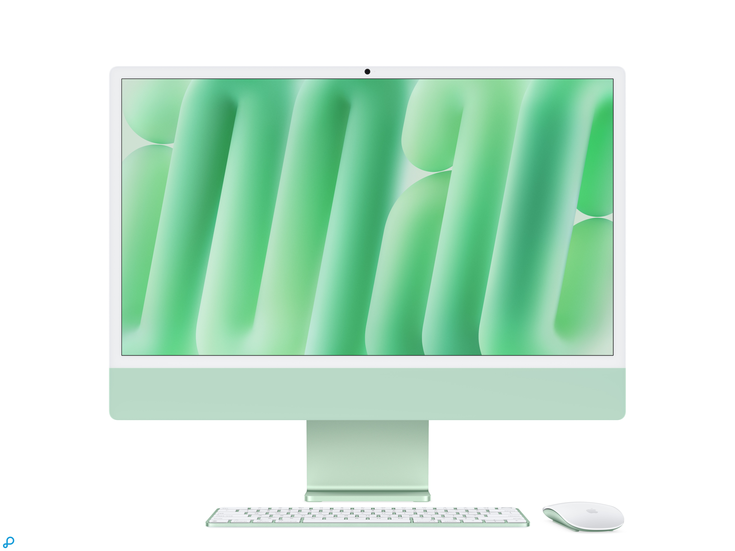 24-inch iMac with Retina 4.5K display: Apple M4 chip with 10-core CPU and 10-core GPU, 16GB, 512GB SSD - Green-1