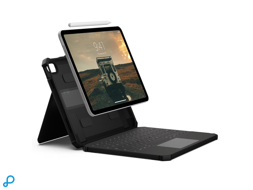 UAG USB-C Rugged Keyboard Case For iPad 11" (10/11th Gen) Black Qwerty UK