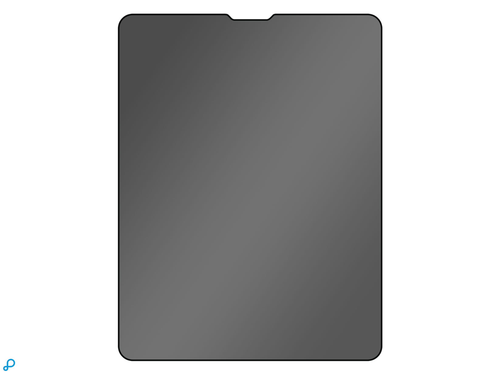 Just in Case iPad Air 2022 (4th/5th Gen) - Privacy Screenprotector Tempered Glass-0