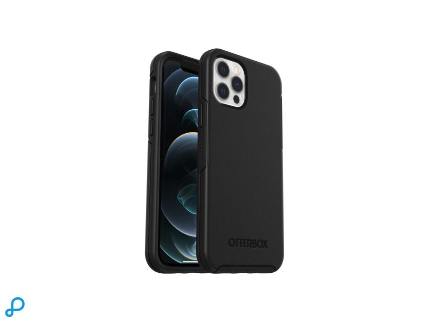 OtterBox Symmetry Voor iPhone12 Zwart ProPack
