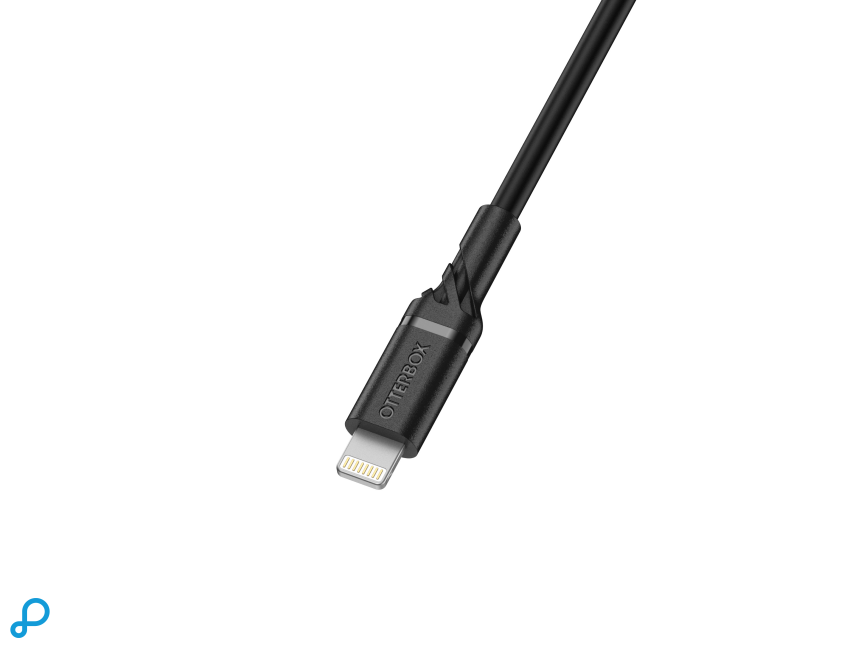 Otterbox USB-A Naar Lightning 1Mtr Zwart