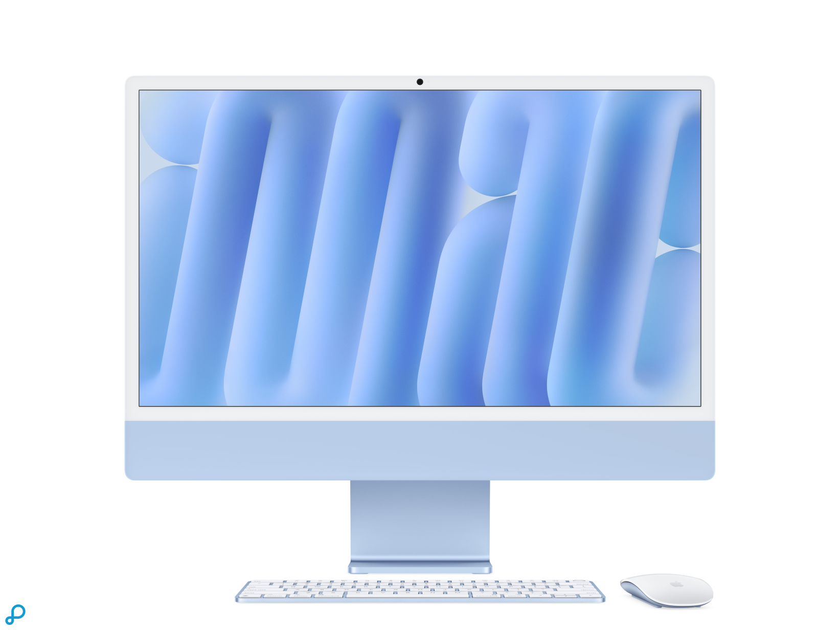 24-inch iMac with Retina 4.5K display: Apple M4 chip with 10-core CPU and 10-core GPU, 16GB, 512GB SSD - Blue-0