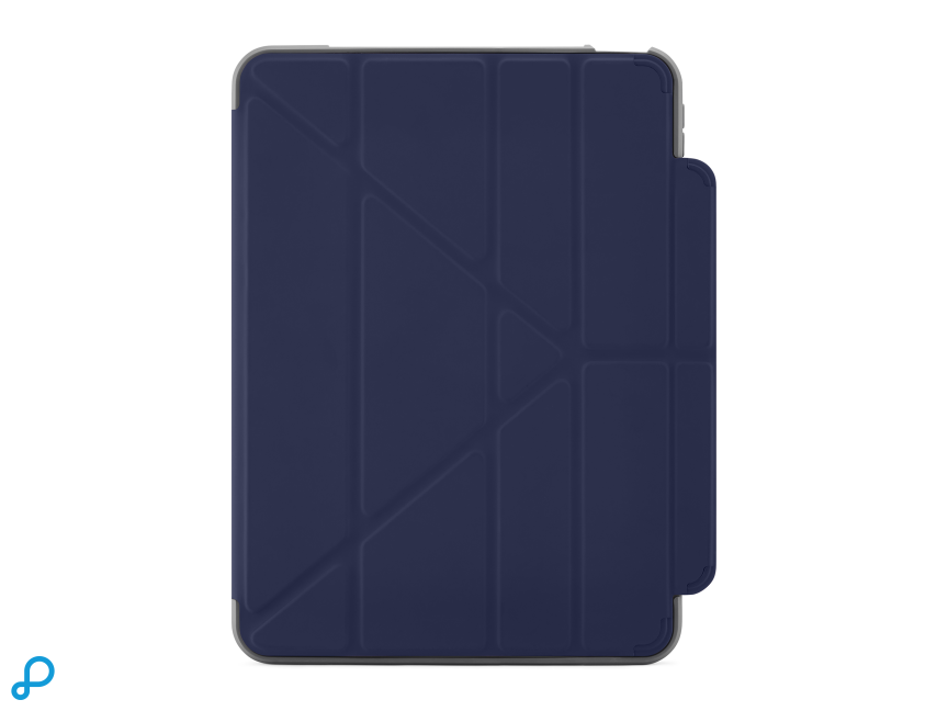 Pipetto Origami No2 Pencil Shield Case - iPad Air 10.9 (2022/2020) - Dark Blue 