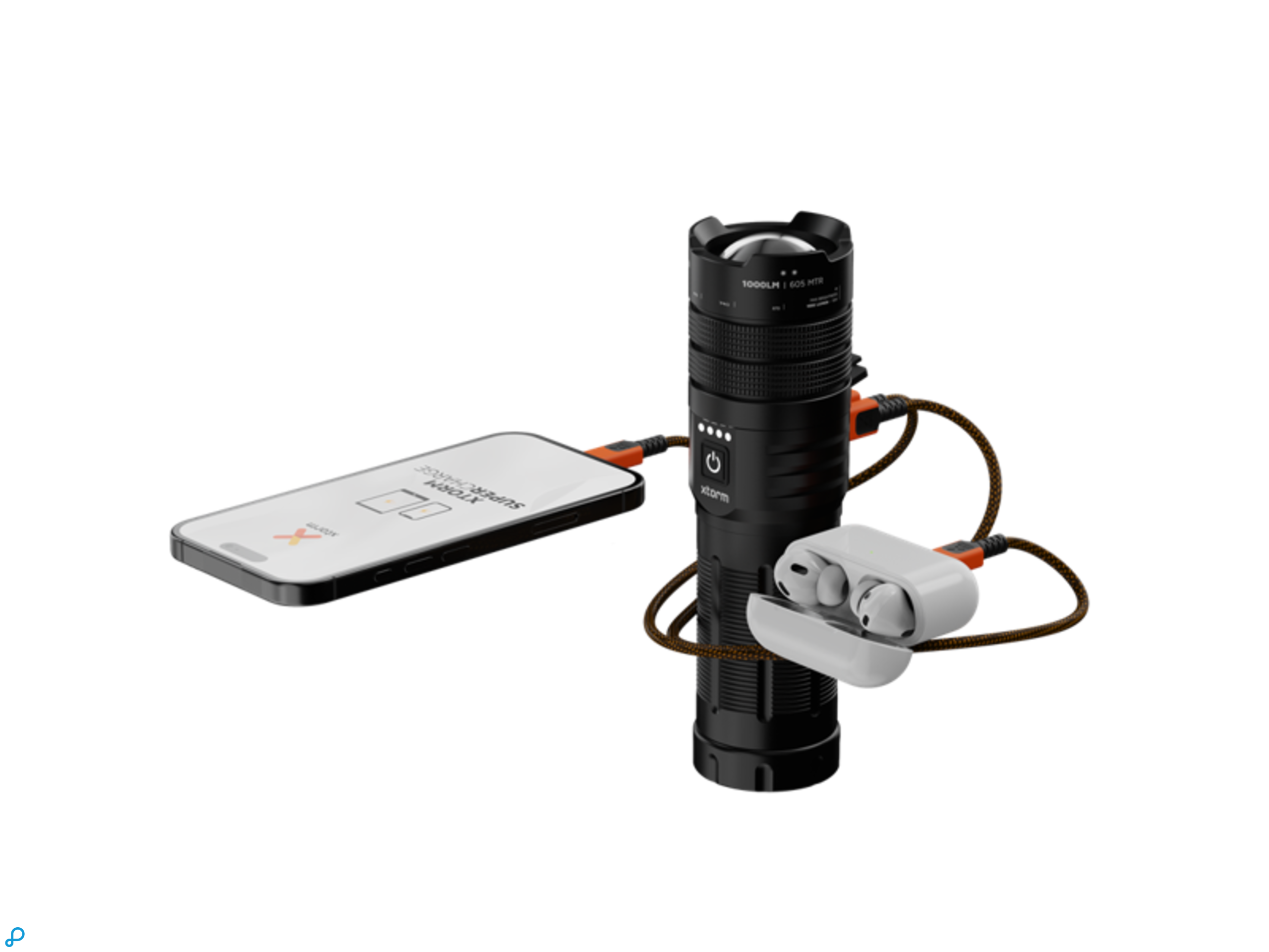 Xtorm Flashlight Powerbank 10.500 mAh Black-2