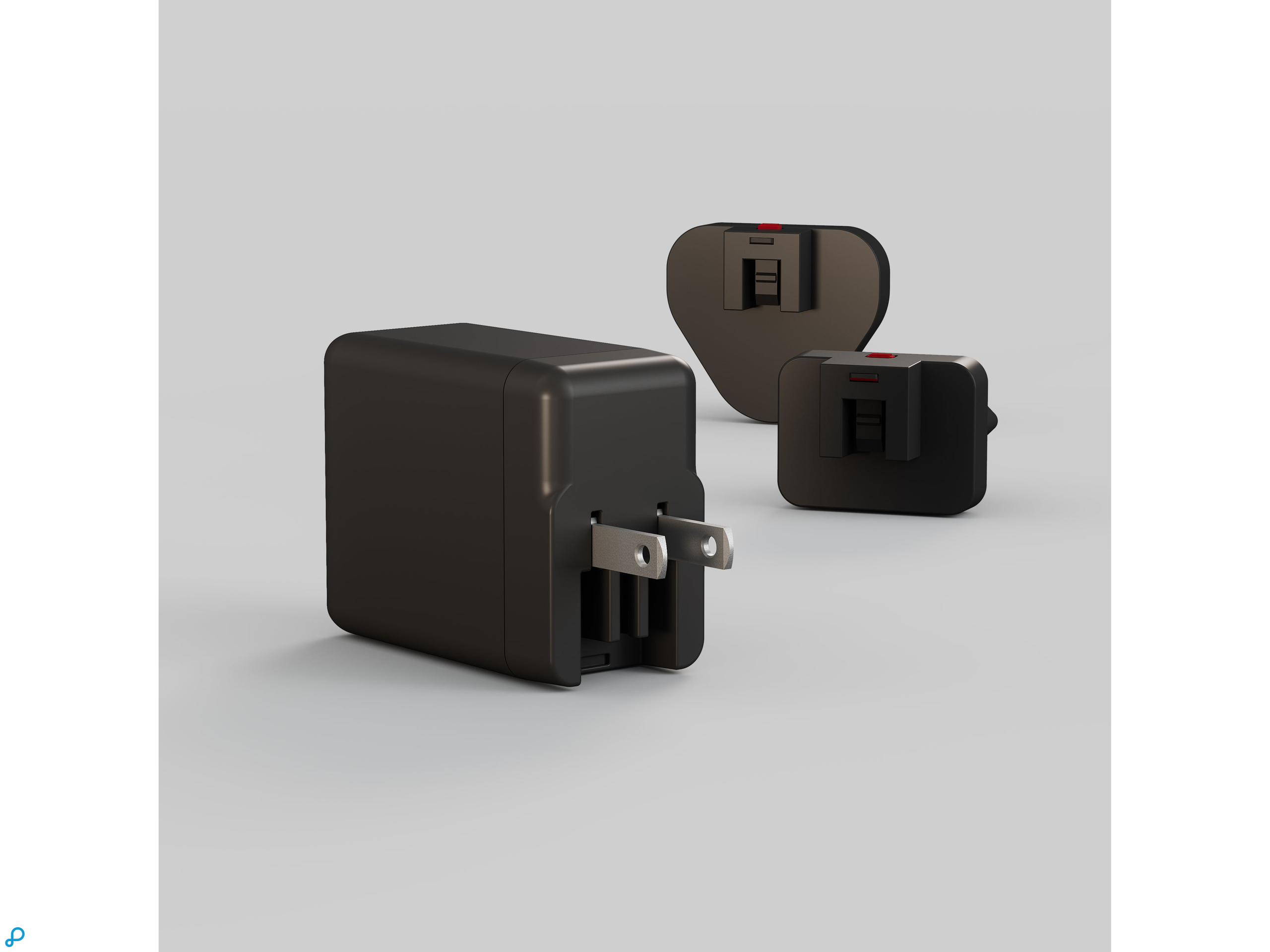 Zens USB-C 65W PD Lader USB-C Retractable Kabel Zwart-1