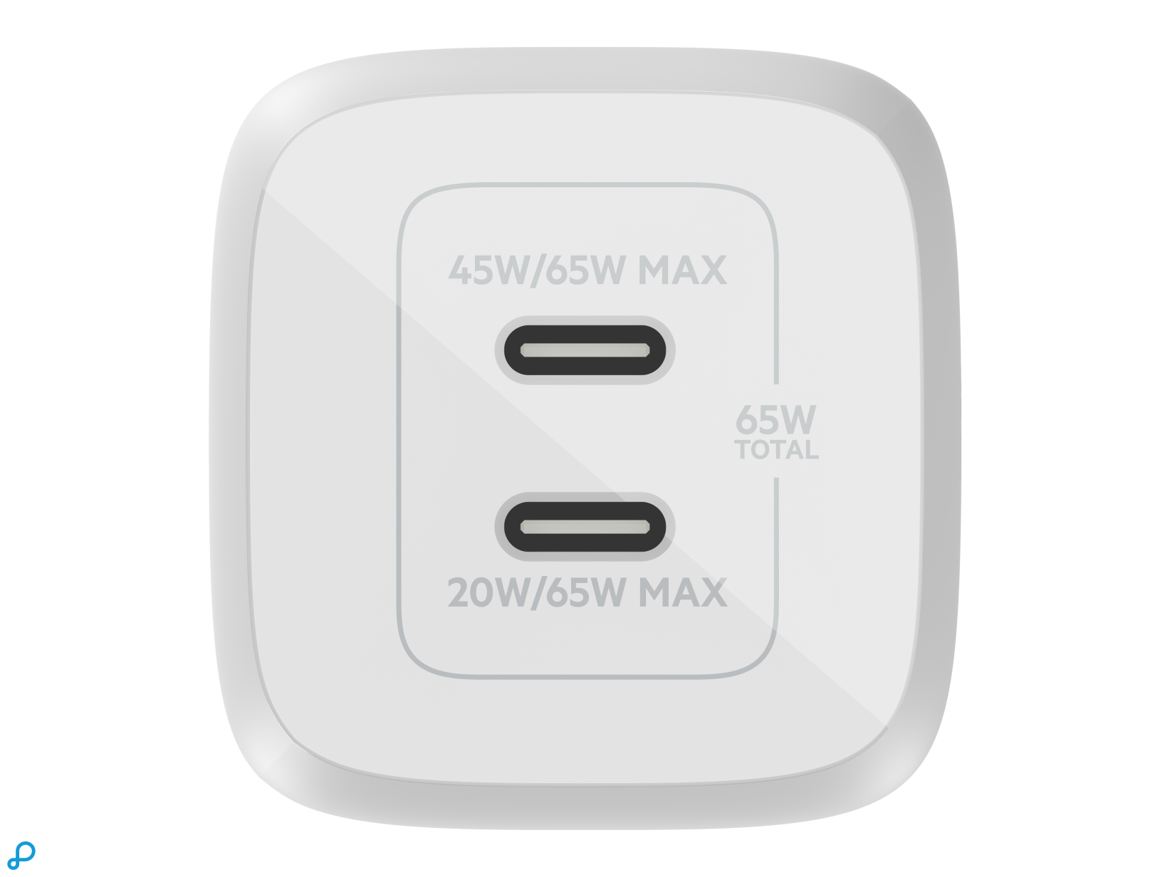 Belkin 65W PD PPS Dual USB-C GaN Charger - Universal-1