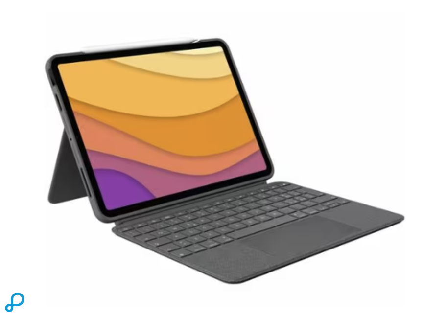 Logitech Combo Touch for iPad Air 13" M2, M3, M4 - Qwerty VK, Oxford Grey