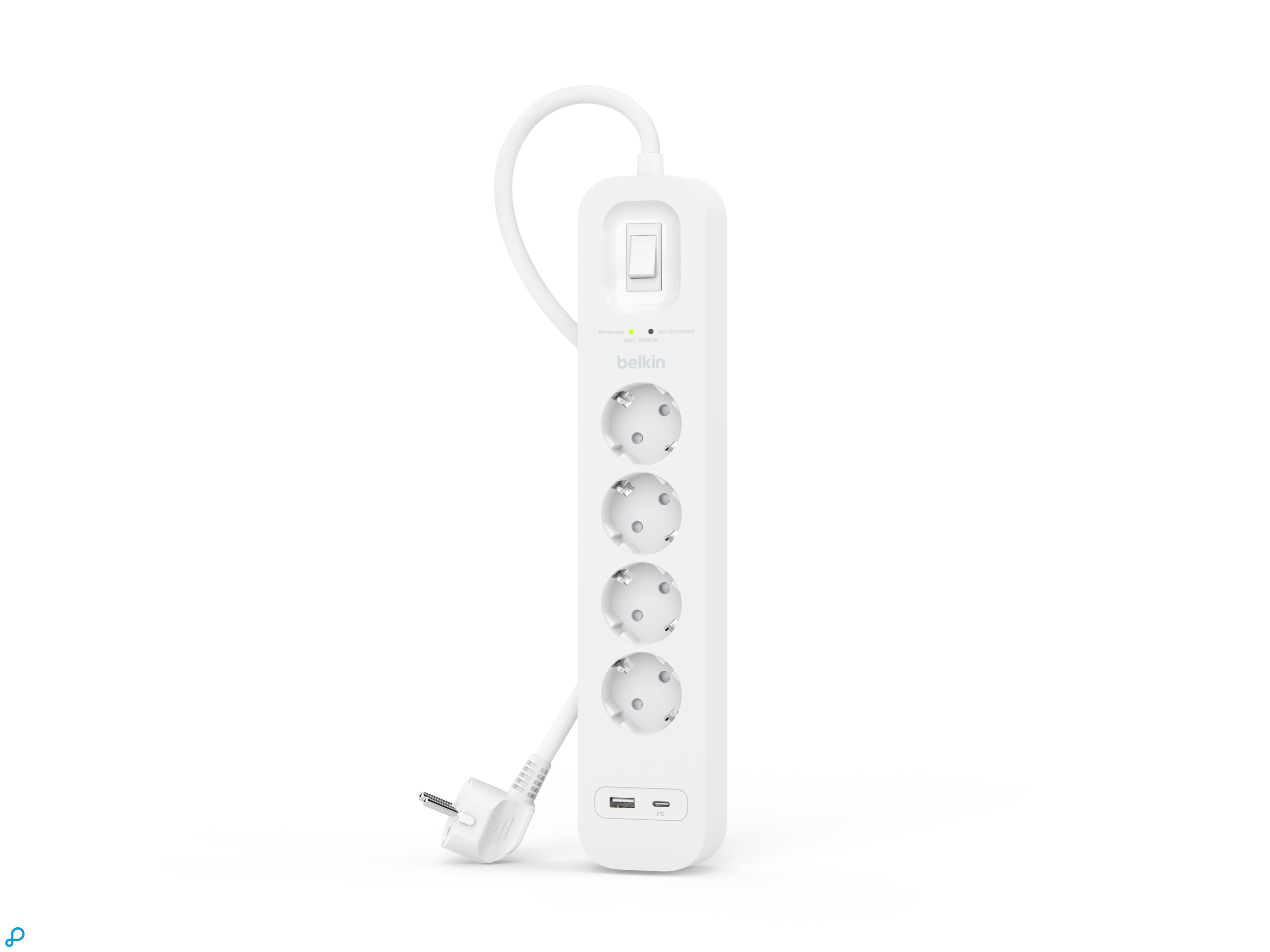 Belkin Surge Protection with USB C 4 Outlet-3