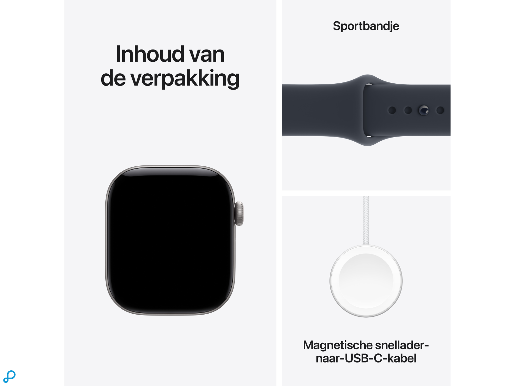 Apple Watch Series 12 GPS + Cellular 42mm Space Grey Aluminium Case with Navy Blue Sport Band - M/L-6