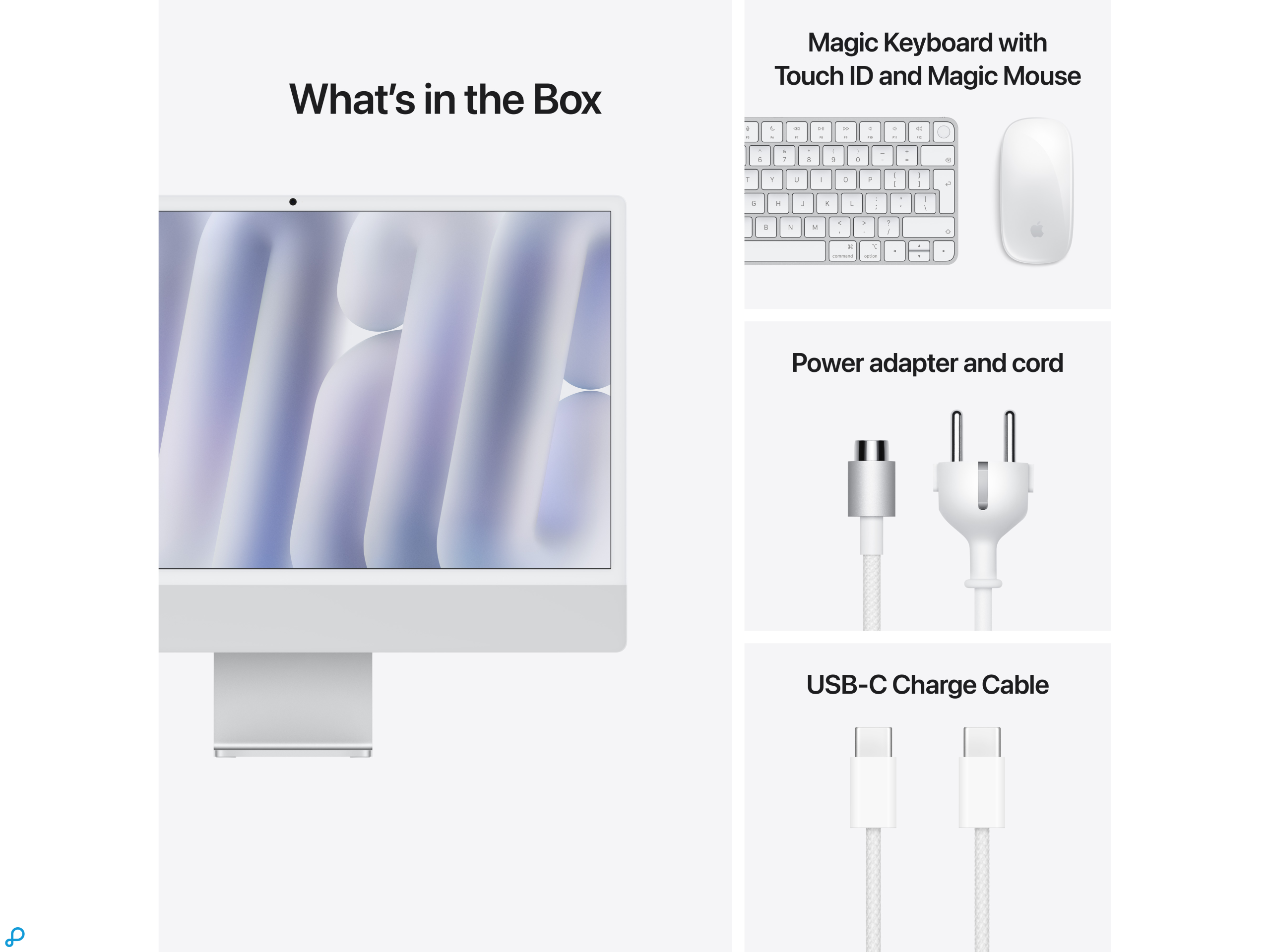24-inch iMac met Retina 4.5K display: Apple M4 chip met 10-core CPU en 10-core GPU, 16GB, 256GB SSD - Zilver-7