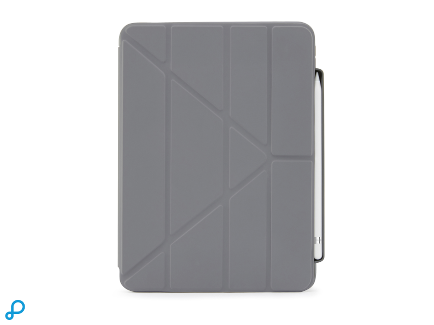 Pipetto Origami No3 Pencil Case - iPad 10th Gen (2022) - Grey