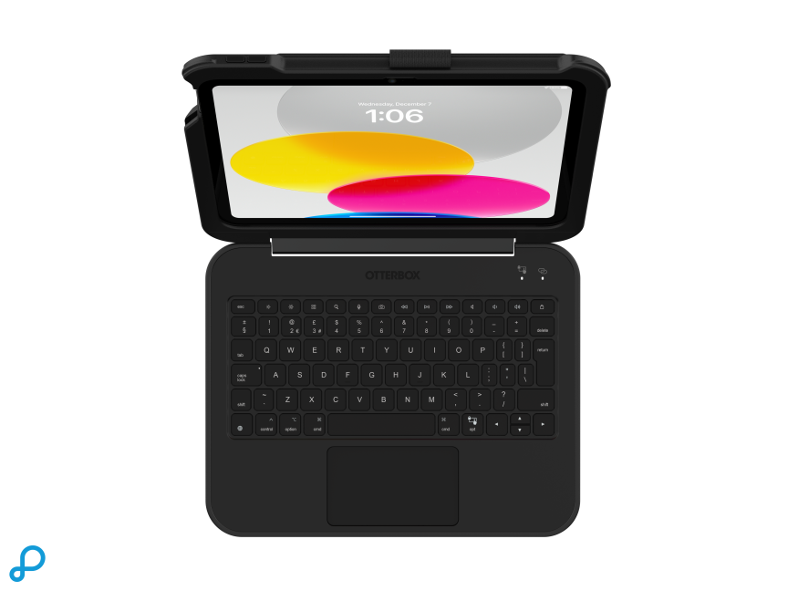 Otterbox Achiever Series Keyboard 360 voor iPad 11Gen (A16) 11-Inch