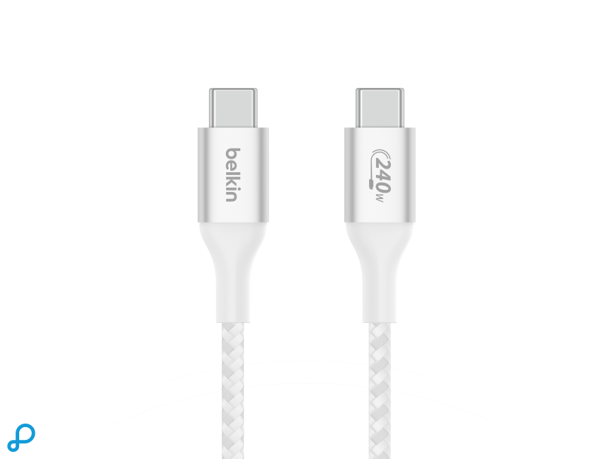 Belkin BOOST CHARGE™ 240w USB-C Naar USB-C Kabel 2M Wit