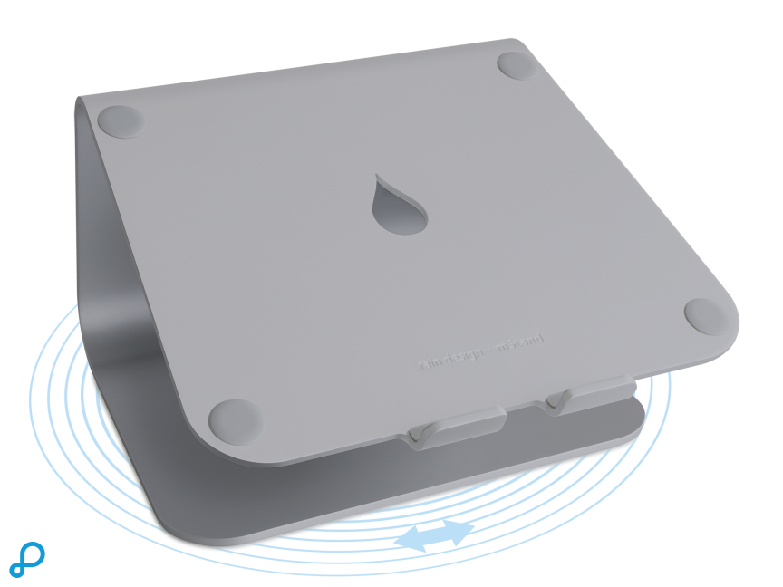 Rain Design mStand 360 Laptop Stand + Swivel Base - Space Grey
