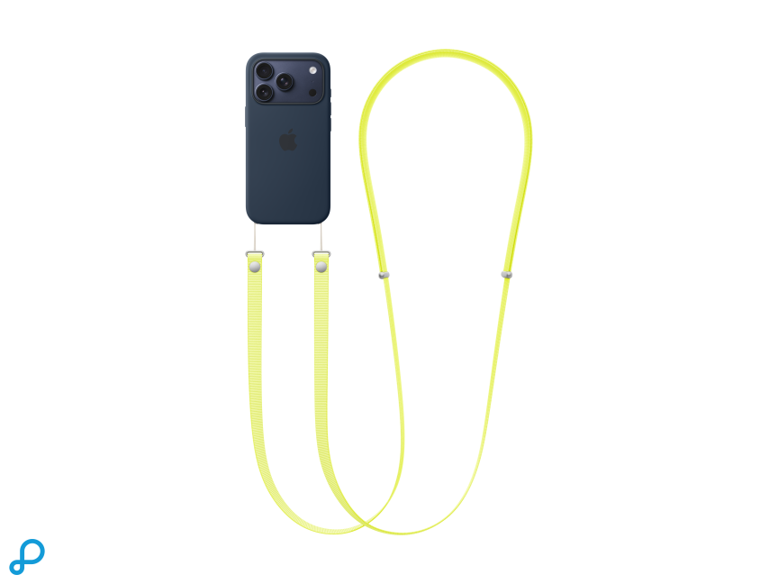 Apple Crossbody Koord Voor iPhone 17 - Neon Geel