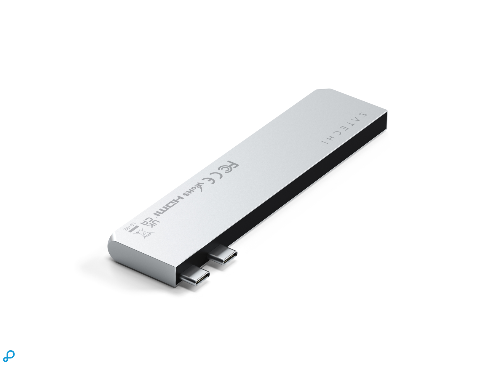 Satechi USB-C Pro Hub Slim Adapter - Silver-1