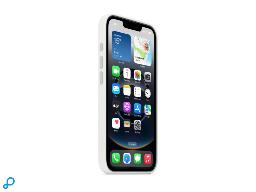 Apple Silicone Case iPhone 16e – Wit