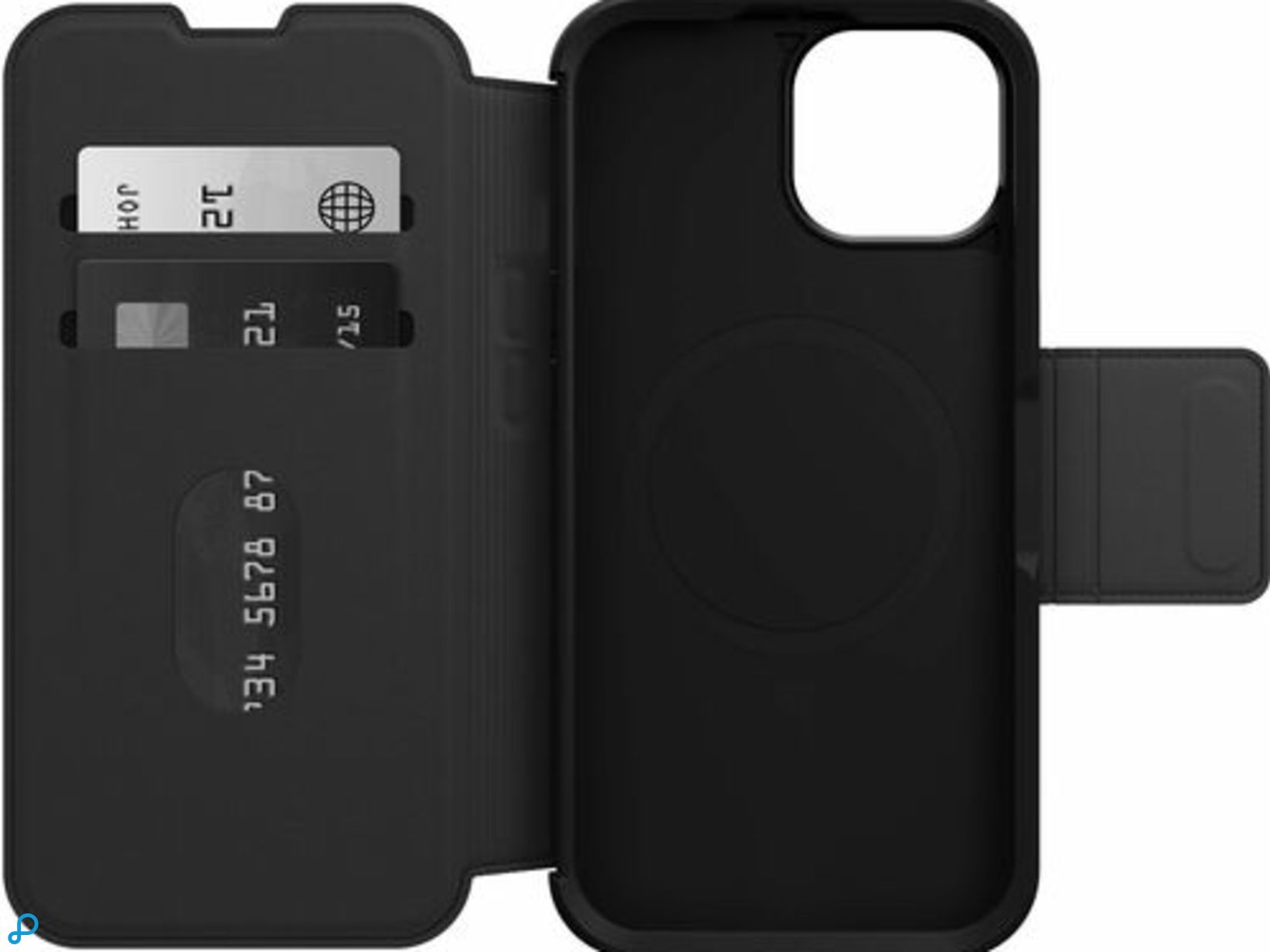 OtterBox Strada MagSafe  iPhone 15 - Black - ProPack-0