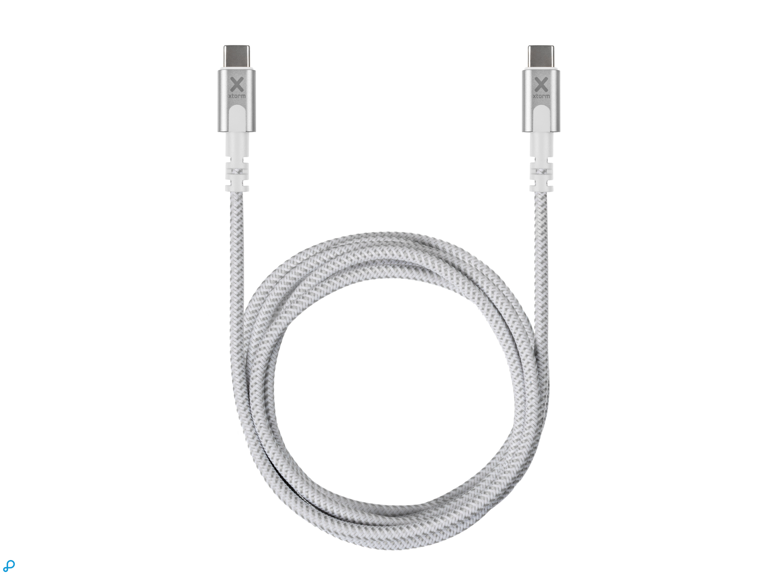 Xtorm USB-C to USB-C PD Kabel 1M Wit - Braided-0