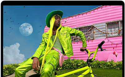 MacBook Air showcasing Liquid Retina display