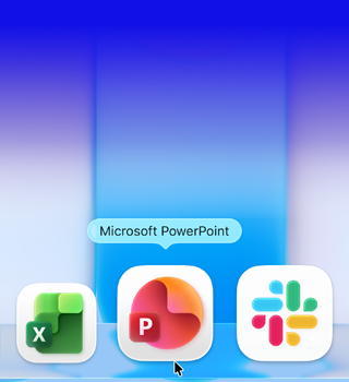 Scherm van MacBook Neo met het Apps-venster met allerlei verschillende apps