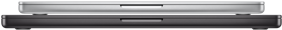 14‑inch MacBook Pro, kleur Zilver, gesloten, 16‑inch MacBook Pro, kleur Spacezwart, gesloten
