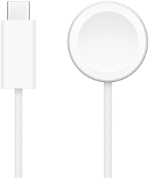 USB‑C-oplader naast magnetische snellader voor Apple Watch