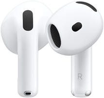 Voor- en achterkant van AirPods 5 met het nieuwe design