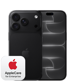 iPhone 18 Pro, achterkant, kleur zwart, Pro Fusion-camerasysteem aan de bovenkant, Apple logo in het midden, voorkant, all-screendesign