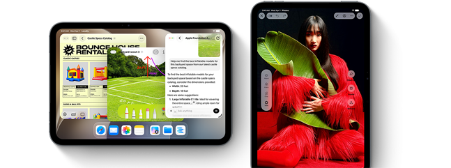 Front view of iPad mini devices showing multiple apps