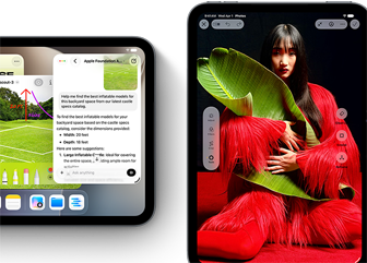 Front view of iPad mini devices showing multiple apps